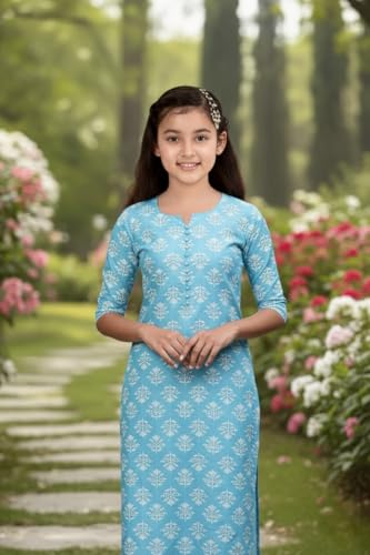 Image of Girls Girls Kurta Set