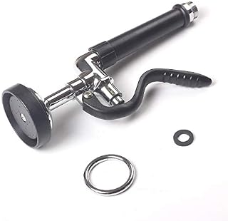 Pre-Rinse Hose Connection Spray Head Handheld Multifunction Spray Valve High Pressure Dishwasher Accessories Chrome Finshed Black,Pull Down Sprayer