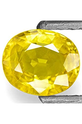 Saphir jaune Pukhraj non traité pour vos rituels d'astrologie védique