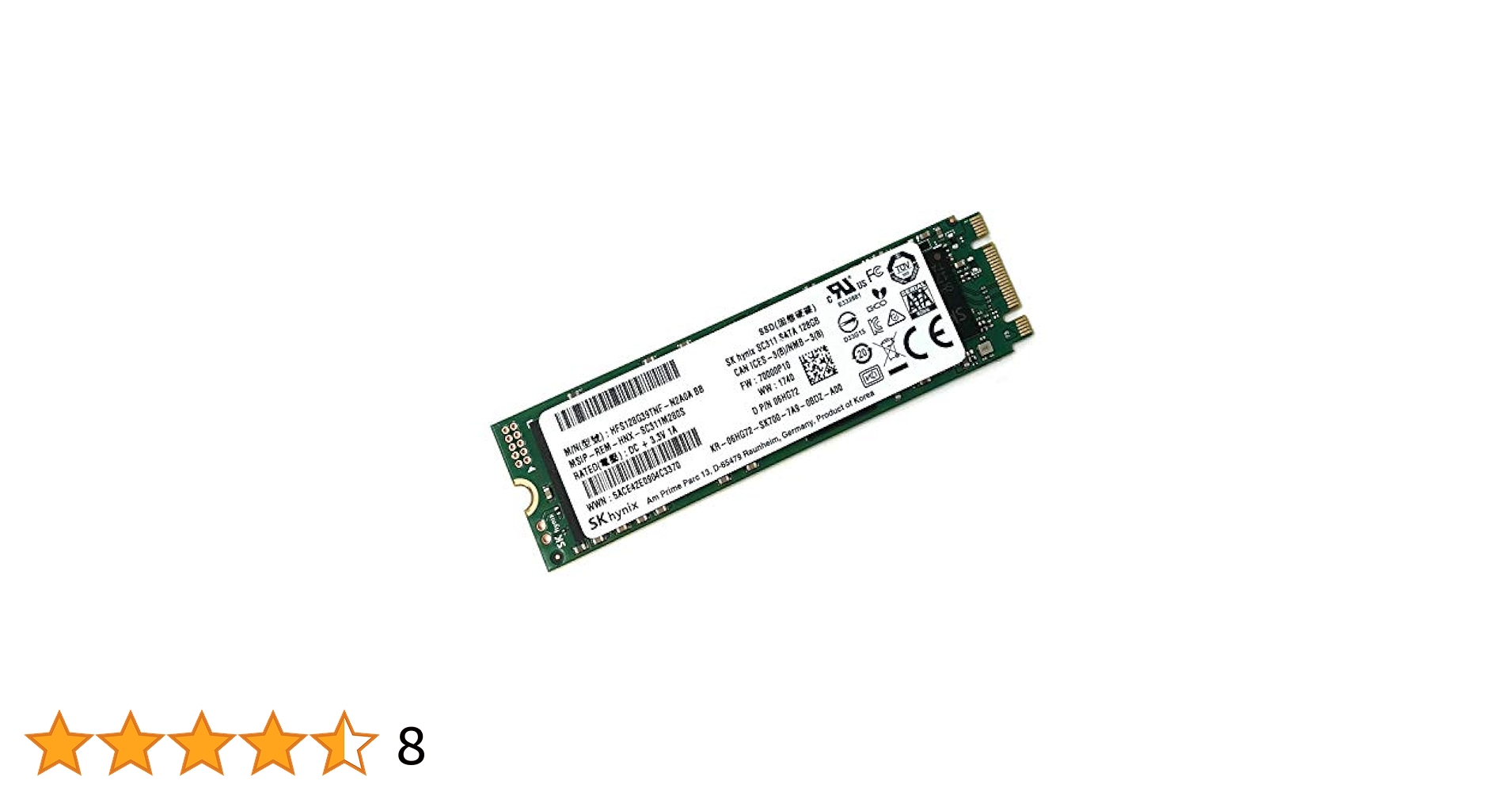 内蔵型SSD SK hynix SC311 SATA 256GB M.2 SSD SK Hynix SC311 M.2 SATA 256GB SSD Solid State Drive Dell