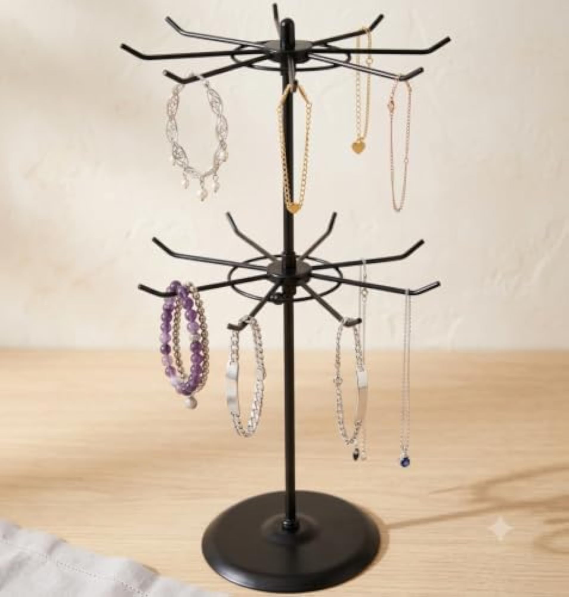 Darshan 2 Layer Rotating Jewellery Display Stand