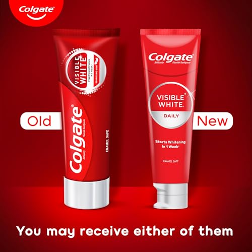 Image of Colgate Visible White, Teeth Whitening Toothpaste, 50g (Sparkling Mint)