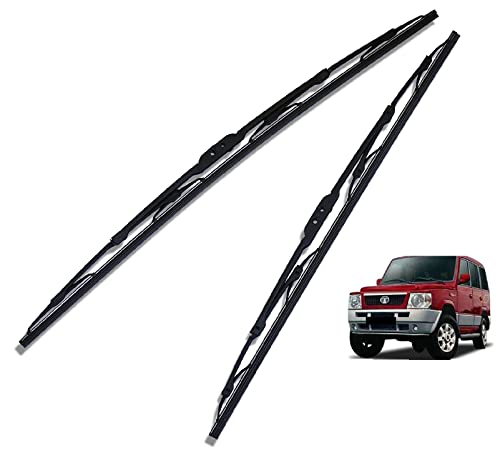 Image of Euro Care Metal Type Wiper Blade Compatibility with TATA Sumo Windshield Car Wiper Blade Size D-20,P-20