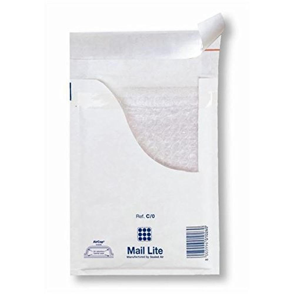 Mail Lite Koperty, 180 x 260 mm, białe, 100 sztuk