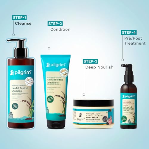 Pilgrim Redensyl & Anagain Hairfall Control Shampoo 400ml - Image 8