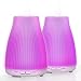 Neloodony Aromatherapy Diffusers For Essential Oils，100mL Cool Mist Ultrasonic Essential Oil Diffuser With 8 Colors LED Light and Waterless Auto Shut-off For Bedroom Office Home Baby