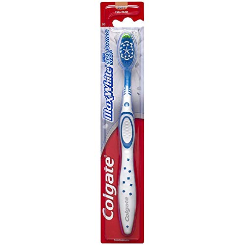 Colgate Max Blanc brosse à dents pleine tête médium contre les taches et le tartre