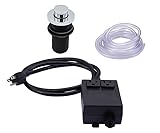 Mountain Plumbing Round'Deluxe' Raised Waste Disposer, Matte Black