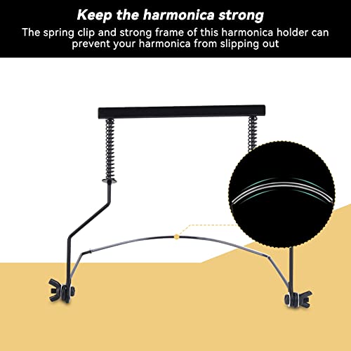 Support D’harmonica à 10 Trous, Accessoire De Support de Support de Porte-cou en Métal Réglable Pour Harmonica - Les Beatles, Paul McCartney, John Lennon, RIngo Starr, George Harrison Support D'harmonica à 10 Trous, Accessoire De Support de Support de Porte-cou en Métal Réglable Pour Harmonica – Image 7