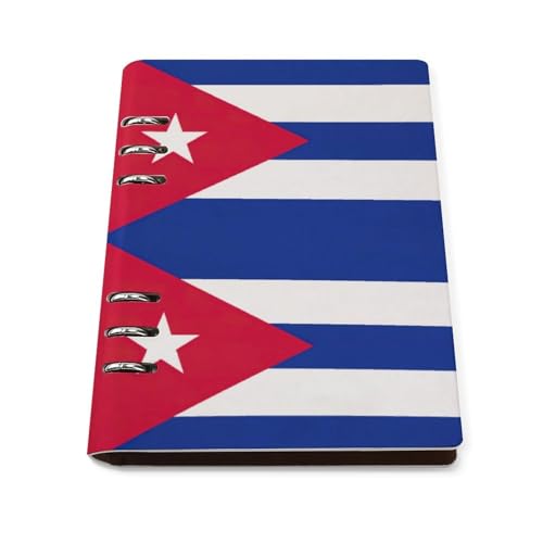 Carnet A5 Cuba en cuir rechargeable pour notes d'affaires et organiseur