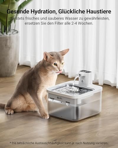 DownyPaws Katzenbrunnen Kabellos Filter 6 STK Für DPWFP6 – Ansicht 5