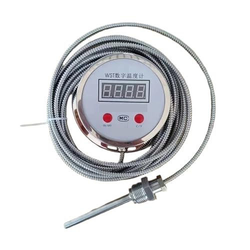 Arionyx Industrial Boiler Electronic Thermometer Digital Thermometer Water Temperature Sensor Detector Gauge 10M Wire with Probe