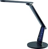 Aluminor ZIG N Lampe de Bureau LED, Métal/ABS, Intégré, 10 W, Noir