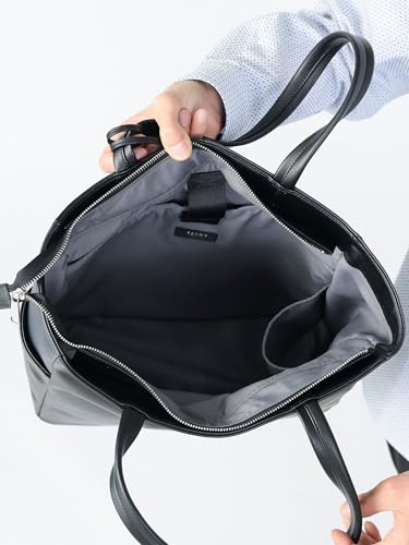 BEAMS HEART キャンパス・フェイクレザートートバッグ