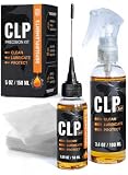 Gun Cleaner and Lubricant kit 5 Oz. Gun Oil Spray & Needle Oiler - 3-in-1 Cleaner, Lubricant...