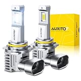 AUXITO 9005/H B3 Light Bulb, 30000LM 900% 6500K Cool White Fanless Automotive Fog Light Bulbs, Pack of 2