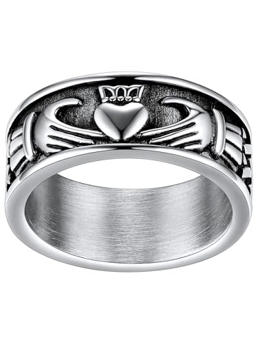 FaithHeart Irish Eternity Wedding Band Ring Size...