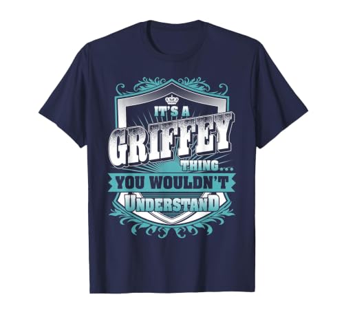 It's A Griffey Thing You Wouldn't Understand Family Name T-Shirt, Men, Navy Blue, 6X-Large