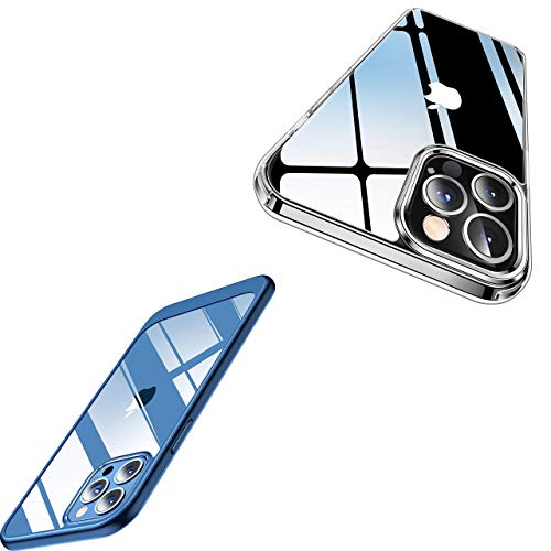 CASEKOO Crystal Clear Designed for iPhone 12 Case, Designed for iPhone 12 Pro Case & Shockproof Designed for iPhone 12 Case, Designed for iPhone 12 Pro Case