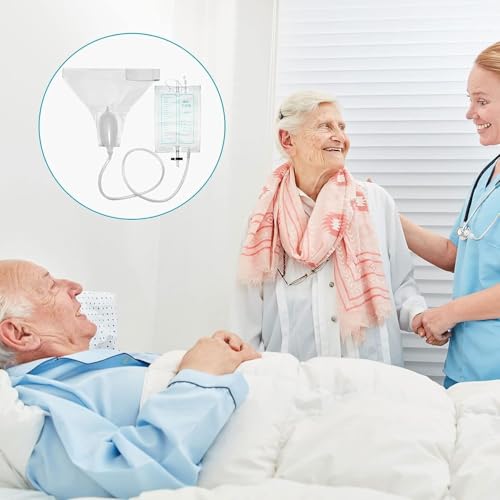 TOCINGO Silicone Urine Collector with Wearable Washable Urinal Collector Bag for Men and Women Elderly Bladder Control Devices with 2 Urine Catheter Bags (FEMALE - FREE SIZE) 8 417d8Rlt2rL