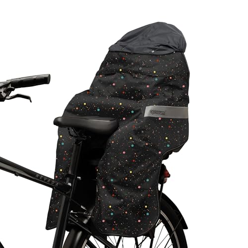PROTEGGI IL TUO BIMBO DALLE INTEMPERIE: Opossum è l'innovativo scudo protettivo per bambini capace di proteggerli dalle intemperie durante le uscite in bicicletta. Efficace contro vento, freddo e pioggia, il termoguscio garantisce una protezione a 360 gradi. Mantellina intercambiabile ed estraibile dalla tasca frontale integrata, utilizzabile anche come copri-seggiolino. Cappuccio antipioggia intercambiabile ed estraibile dalla mantellina, per uso con/senza casco. Seduta imbottita per maggiore comfort.