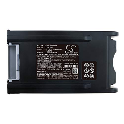 DRAWBELL 3000mAh/18.00Wh Vacuum Replacement Battery for S'hark IF260,IF281C,IR100,IR101,IF260UKTH,IF130UKTH,S9,S6,S1,S2,Compatible Part NO XBAT200,XBAT200EU