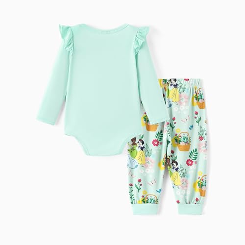 Disney Winnie the Pooh Yoda Minnie Mouse Creeper Bodysuits Baby Girl/Boy Organic Cotton Long Sleeve Fall Outfits 0-18 Months2