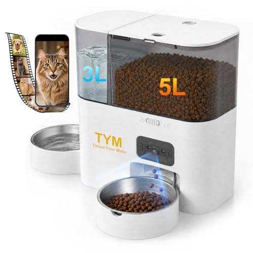 Automatic Cat Feeder with Camera and Water Dispenser