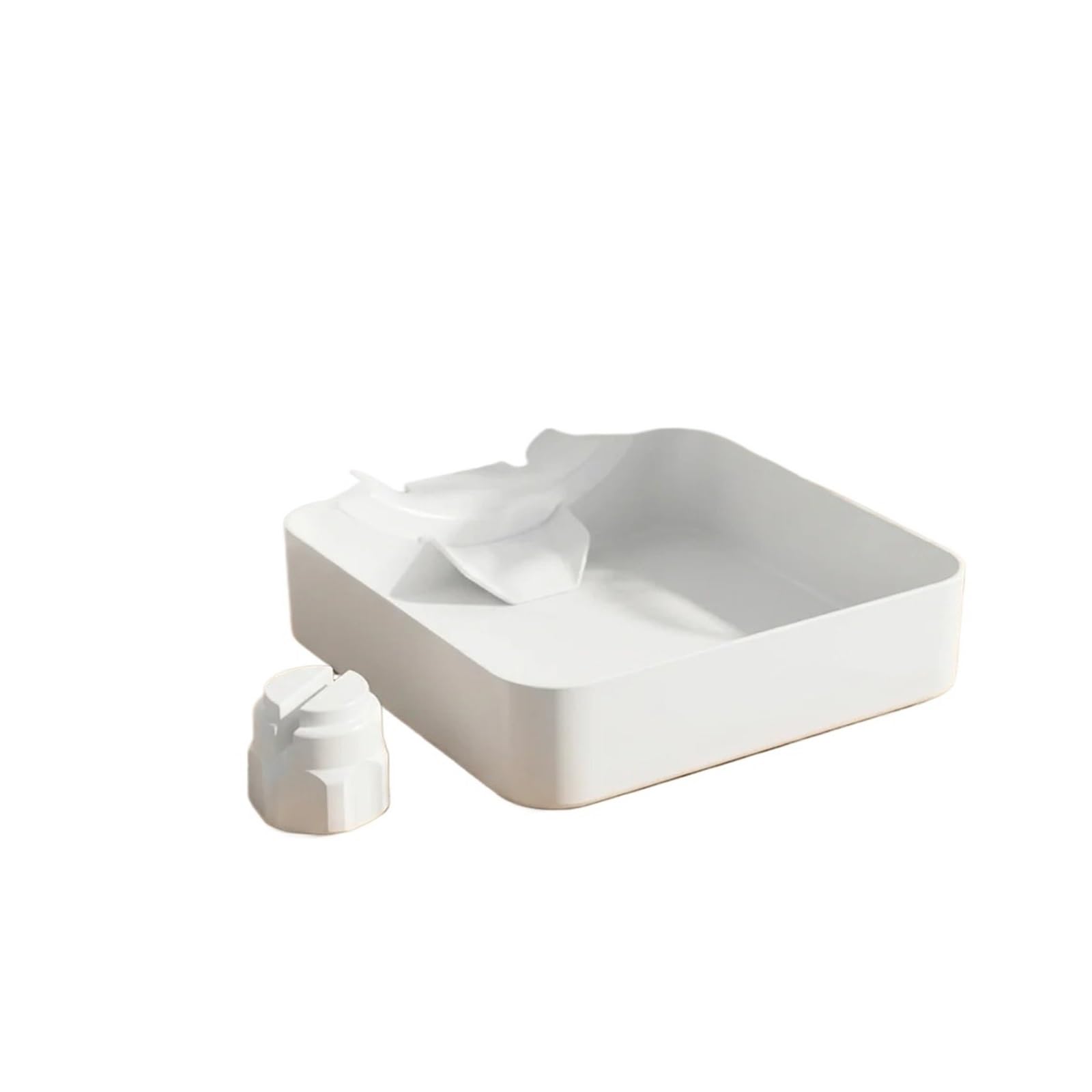 Set vassoio di scarico for lavatrice, raccogligocce con bordo guida dell'acqua e dado | Il set di vassoi raccoglie l'acqua durante la pulizia dei filtri anti-pelucchi e previene le fuoriuscite sul pavimento