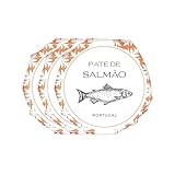 Feinkost Machado Lachs Paté – Pastete aus Lachs | Portugiesische Lebensmittel & Feinkost Geschenke | Fischkonserven & andere portugiesische Delikatessen | Feinkost Weihnachten | Geschenk Feinkost