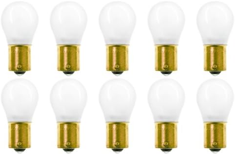 CEC Industries #1156IF (Frosted) Internally Frosted Bulbs, 12.8 V, 26.88 W, BA15s Base, S-8 shape (Box of 10)