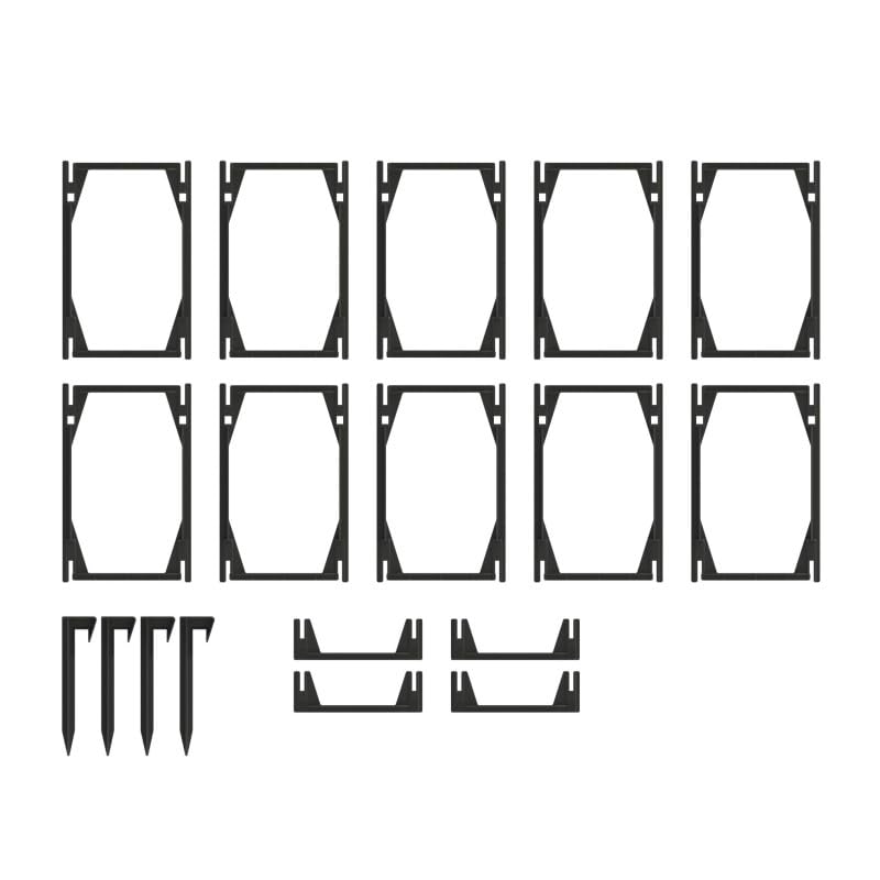 Lot de 4 Tuteurs pour Tomates et Plantes Grimpantes – Cage Modulable Jusqu’à 1,45 m – Autoportant, Évolutif, Montage Facile – Fabriqué en France – Iriso