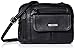 MultiSac womens Zippy Triple Compartment Crossbody Bag Cross Body, Black (Vintage Nappa), One Size US