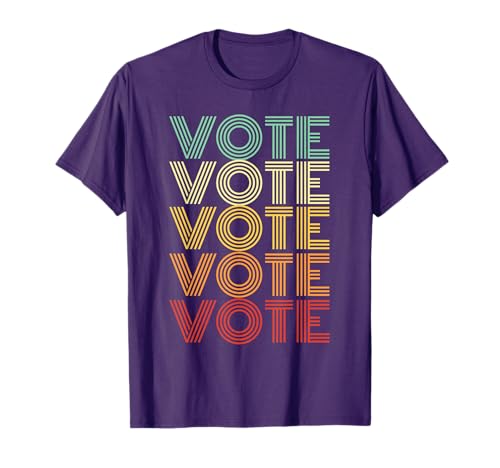 Vote Shirt Men Women Vintage Election Voter T-Shirt