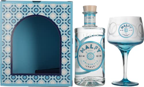 Malfy Gin ORIGINALE 41% Vol. 0,7l in Geschenkbox mit Glas Cover