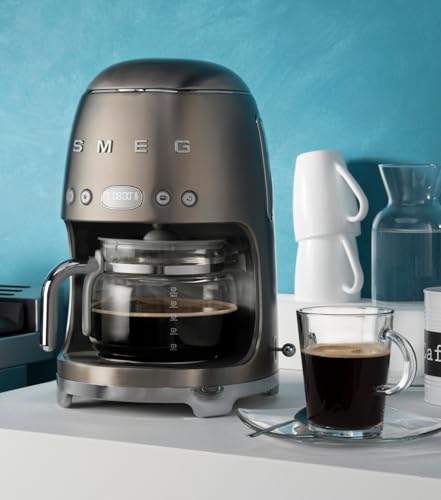 Cafetière Filtre SMEG DCF02PKEU – 1050 W, Programmable, 10 Tasses - vue 10
