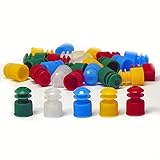Globe Scientific 118240Y Polyethylene Flange Plug Cap for Test Tubes, 13mm Size, Yellow (Pack of 1000)
