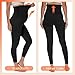 QGGQDD Thermo Umstandsleggings Damen High Waist Schwangerschaftsleggings Warme Leggings Schwangerschaft Winter für Zuhause Sport（Schwarz,M）