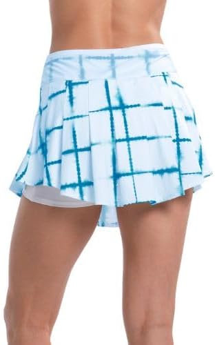 Lucky In Love Shibori Plaid Skirt