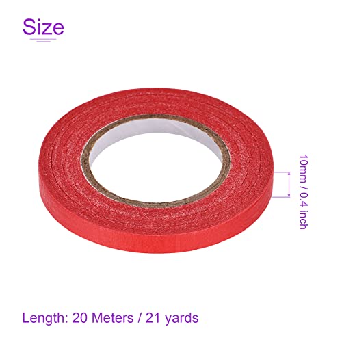 Image of DMiotech 7Pcs 0.4 inch x 21 Yards Masking Tape Painters Tape Rolls for Crafts, Labeling, DIY Decorative 7 Colors