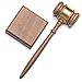 Personalized Walnut Gavel w/Square Sound Block