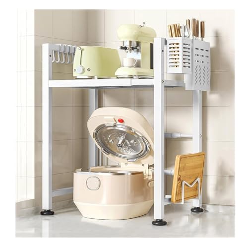 Étagère pour micro-ondes réglable et robuste | Capacité 80 LB