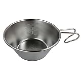 キャプテンスタッグ(CAPTAIN STAG) キャンプ用 コップ 軽量カップ ビッグシェラカップ ステンレス 1L 日本製 燕三条産 UH-28