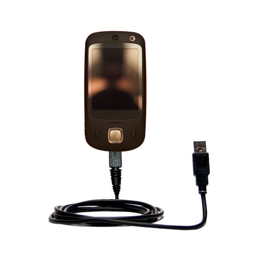 Gomadic Hot Sync and Charge Straight USB Cable for The HTC Touch Slide – Charge and Data Sync with The Same Cable. Built TipExchange Technology