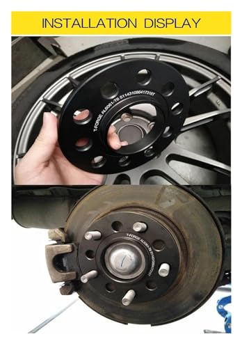 Entretoise de roue 5x100 en aluminium de précision pour jante auto - 3