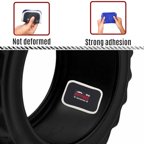 Image of Radial Tyre Repair Patch No. 14 - Box of 5 Heavy-Duty Puncture Repair Patches | Durable & Easy-to-Apply for Radial Tyres on Cars, Bikes & Trucks | Professional Grade Tyre Repair Kit