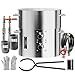 VEVOR 16KG Propane Melting Furnace Kit, Gas Metal Smelting Kit, Dual Burner Foundry Home Kiln with Crucibles and Tongs, Forge Casting Tool for Gold Silver Copper Aluminum Metal Recycle
