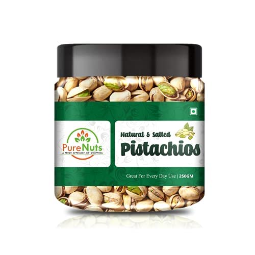Image of Pure Nuts Dry Fruits Combo Pack - (250g*4 Eacj Jar) 1kg (Almonds Cashews Pistachios Raisins) - All Premium.