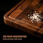 Walnut Wood Cutting Board for Kitchen, End Grain Chopping Boards - Image 6