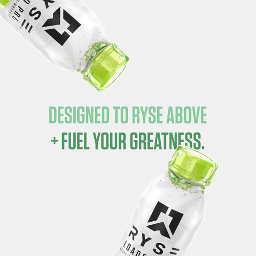 Image of RYSE Loaded Pre Workout Drink - Baja Cooler - Sugar-Free, Ready to Drink Energy Supplement with 325mg Caffeine, Citrulline & Beta Alanine for Focus & Pump - 12 fl oz Bottles (Pack of 12)